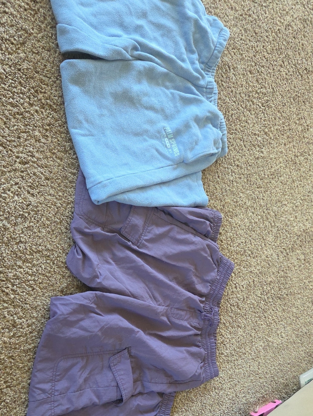 Target Kids Light Blue & Lavender Pull-On Shorts